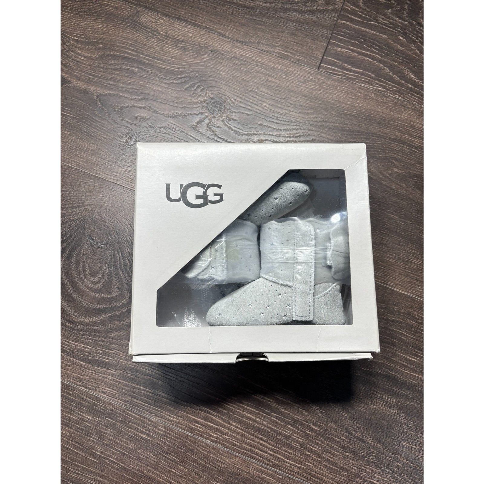 UGG Jesse Bow II Starry Lite Baby Boots Grey Violet Size 0/1 0-6M New in Box