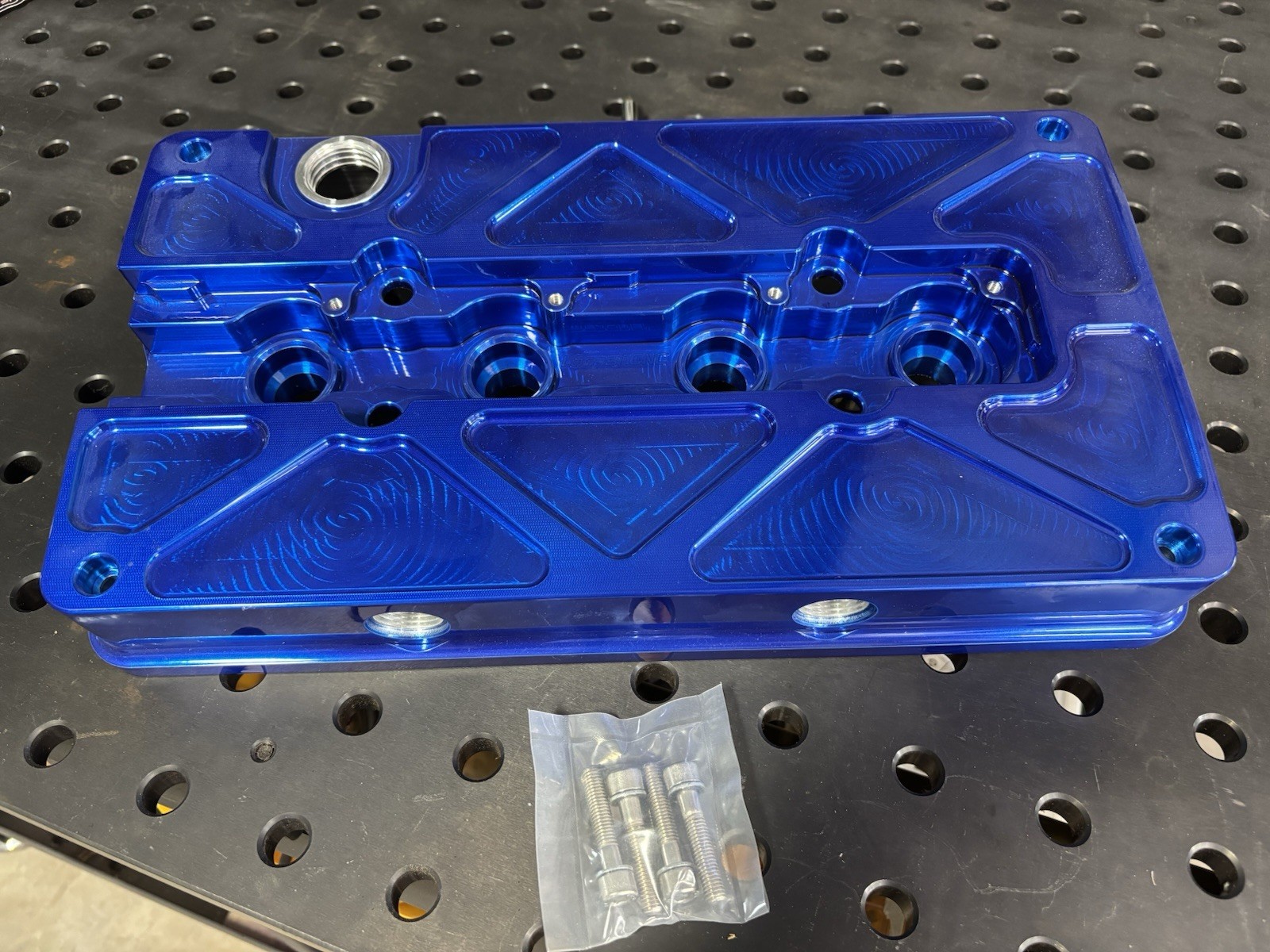 Locash CNC Billet Valve Cover Anodized Blue for Honda Acura Locash CNC Billet Valve Cover Anodized Blue for Honda Acura