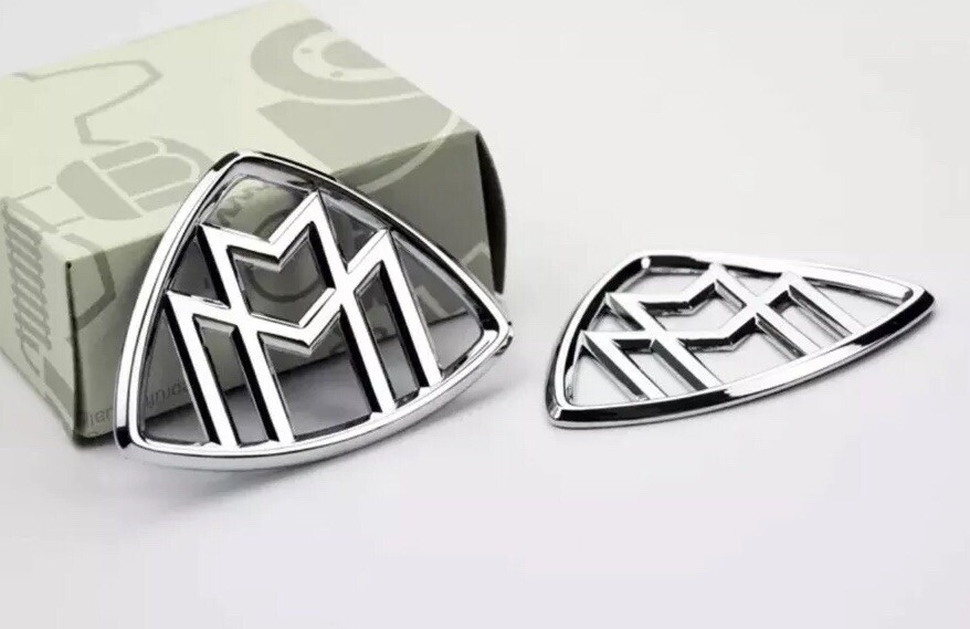 MERCEDES-BENZ W222 MAYBACH Right And Left LOGO SELF ADHESIVE GENUINE NEW MERCEDES-BENZ W222 MAYBACH Right And Left LOGO SELF ADHESIVE GENUINE NEW
