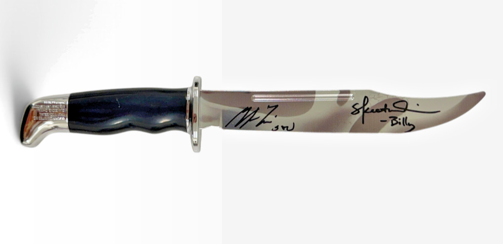 Matthew Lillard Skeet Ulrich Signed Prop Knife Scream Autograph Beckett Witness Matthew Lillard Skeet Ulrich Signed Prop Knife Scream Autograph Beckett Witness