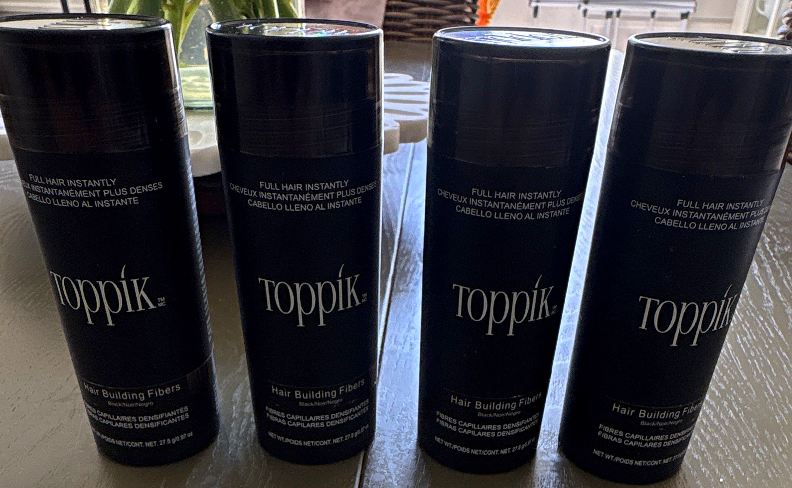 Toppik Hair Building Fibers Black 0.97 oz Keratin Powder Thickening Toppik Hair Building Fibers Black 0.97 oz Keratin Powder Thickening