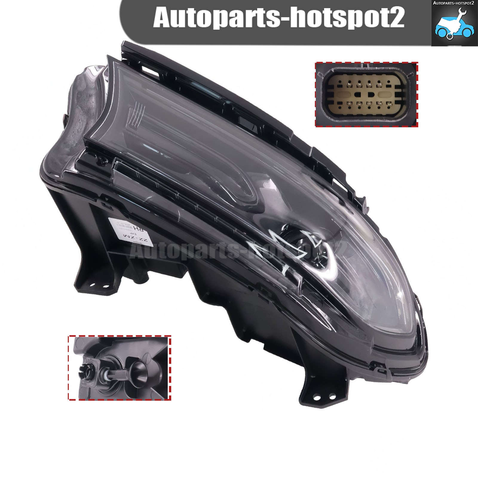 LED Headlight Right Passenger Side Fits 2023-2024 Dodge Charger 68570304AB LED Headlight Right Passenger Side Fits 2023-2024 Dodge Charger 68570304AB