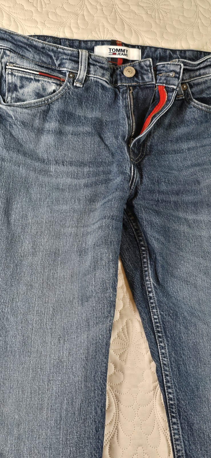 Tommy Hilfiger Tommy Jeans Ryan Straight Leg Denim Blue Jeans Mens Size 32x30 Tommy Hilfiger Tommy Jeans Ryan Straight Leg Denim Blue Jeans Mens Size 32x30