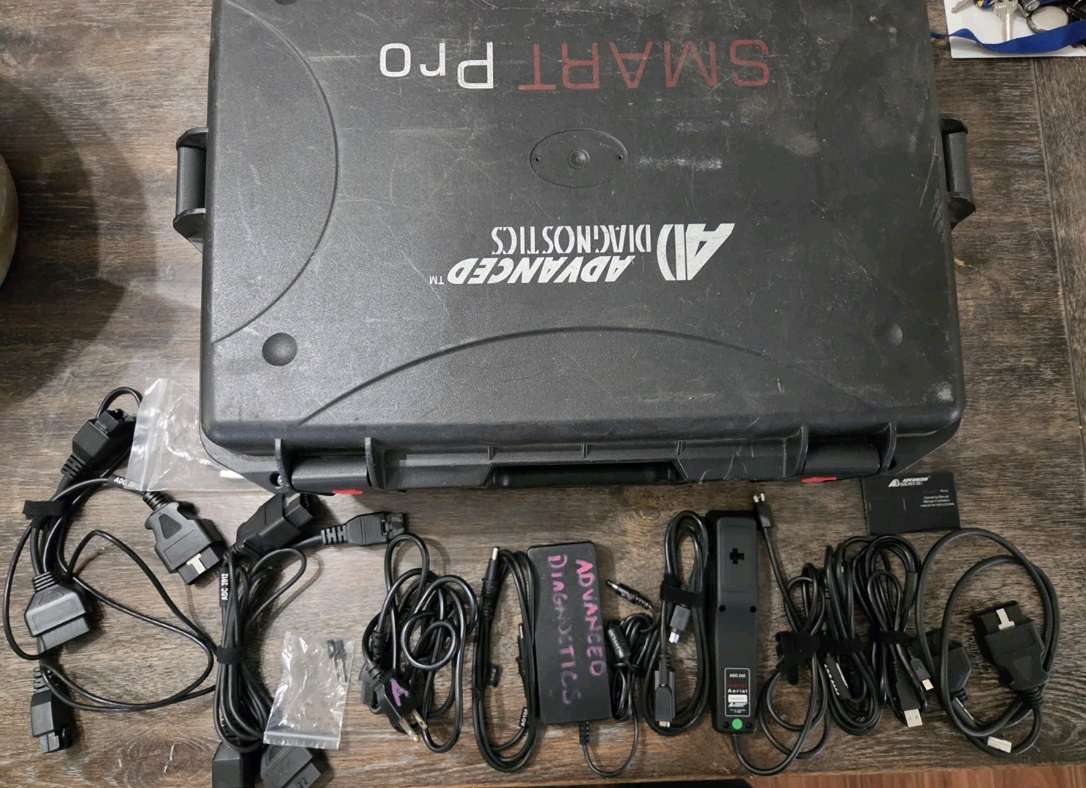 Advanced Diagnostics ADA2000 Hard Carry Case The SMART Pro Key Programmer More