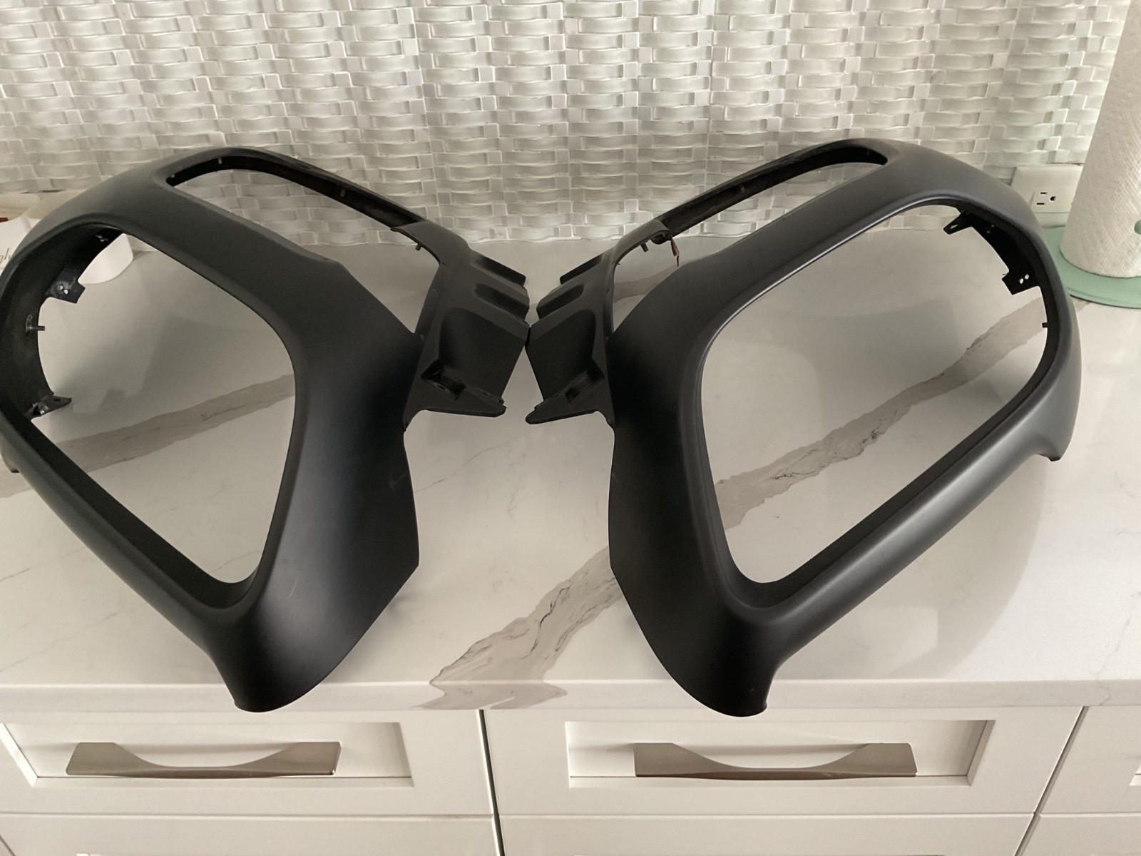 Ferrari 812 Superfast GTS Rear Bumper Exhaust Surround Bezels LH RH Pair Set OEM