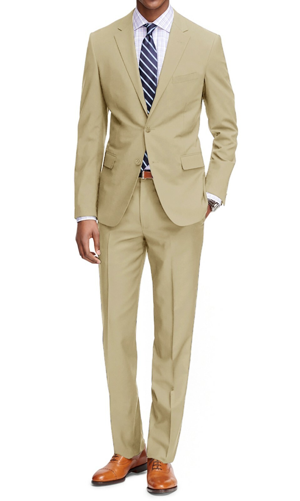 Men's Two Piece Classic Regular Fit Suits Jacket and Pant 2 Piece Set Men's Two Piece Classic Regular Fit Suits Jacket and Pant 2 Piece Set