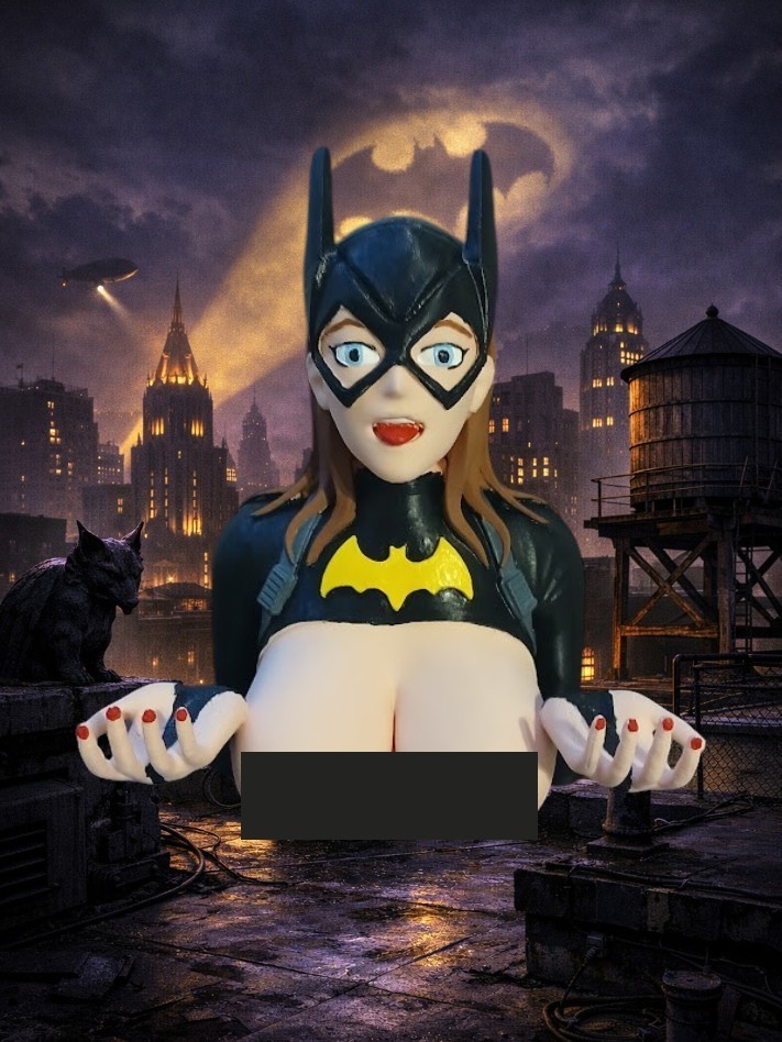 Batgirl nsfw Phone Holder