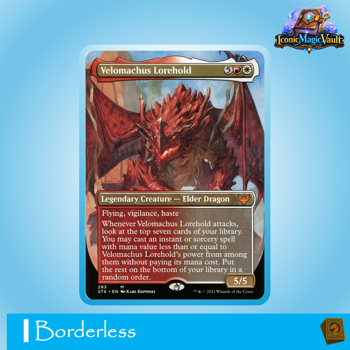 Velomachus Lorehold | Borderless | MTG Magic | Strixhaven | | EN | NM | M