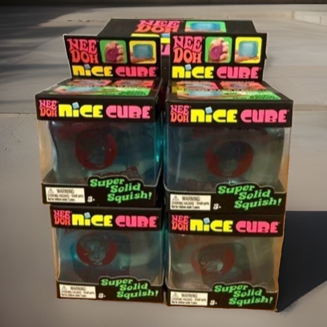 NeeDoh Nice Cube Gepetto's 50th Anniversary Collaboration Lot 4 Viral Authentic