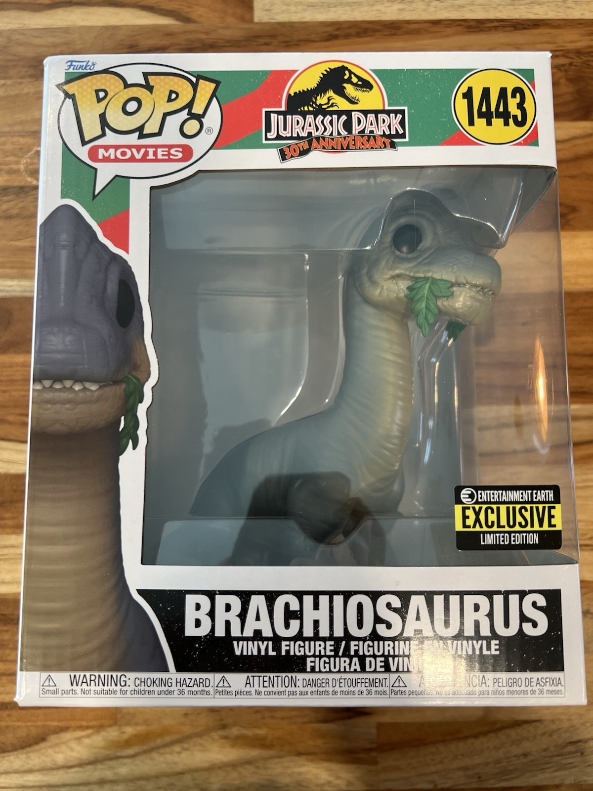 Funko POP Movies Jurassic Park Brachiosaurus 1443 Entertainment Earth VAULTED Funko POP Movies Jurassic Park Brachiosaurus 1443 Entertainment Earth VAULTED