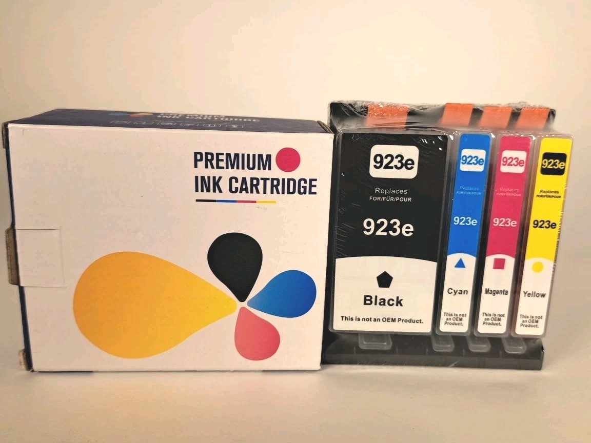 923XL 923e Ink 4PK With Chip For HP 8135e 8138e 8120 8123 8130 8133 Printer 923XL 923e Ink 4PK With Chip For HP 8135e 8138e 8120 8123 8130 8133 Printer