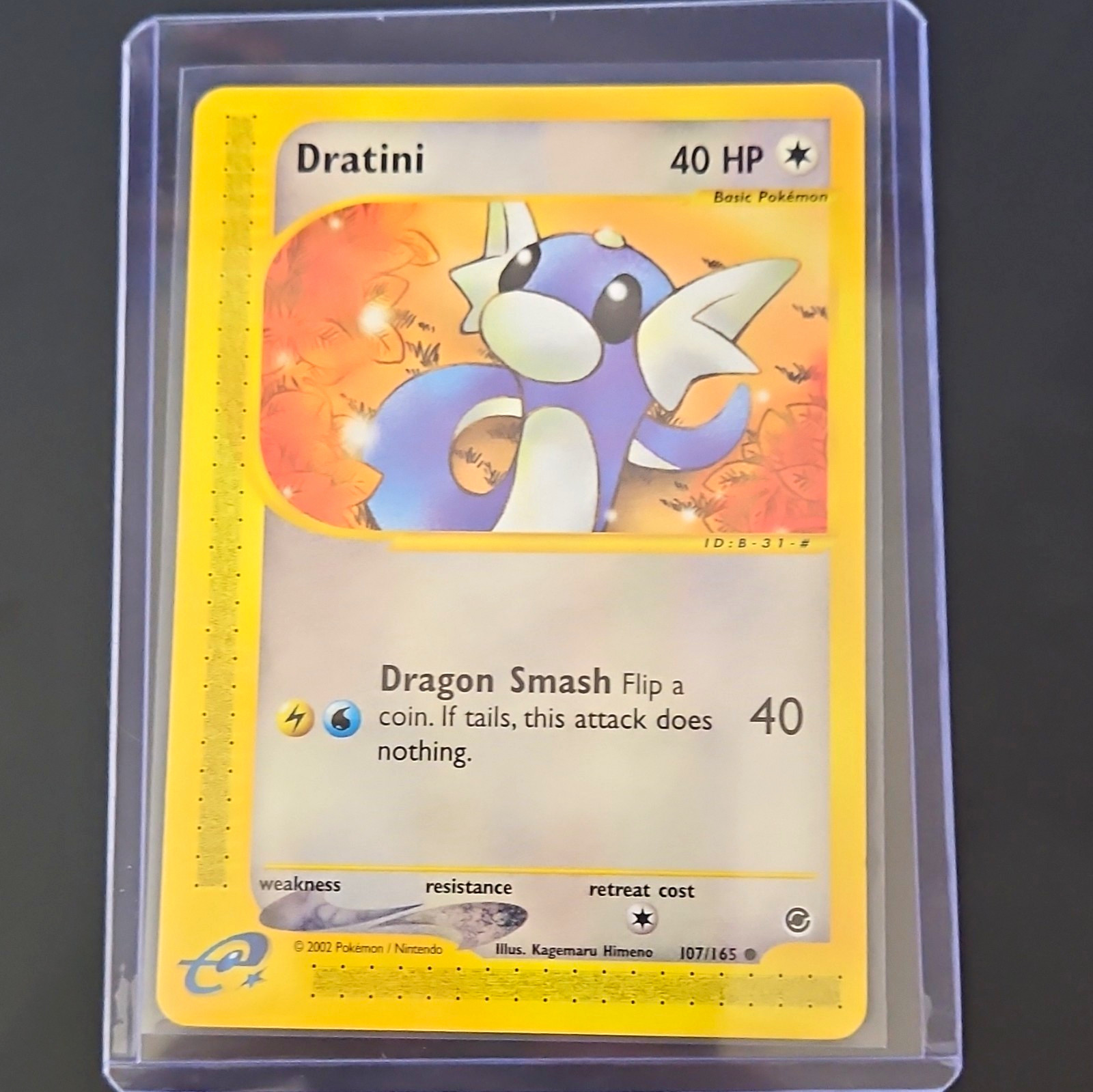 Pokemon TCG Dratini Expedition Base Set 107/165 Common Regular 40 HP Basic EN Pokemon TCG Dratini Expedition Base Set 107/165 Common Regular 40 HP Basic EN