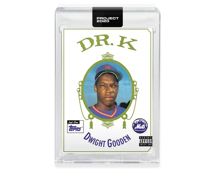Dwight Gooden by Don C #360 Topps Project 2020 - 1985 Topps Rookie Art