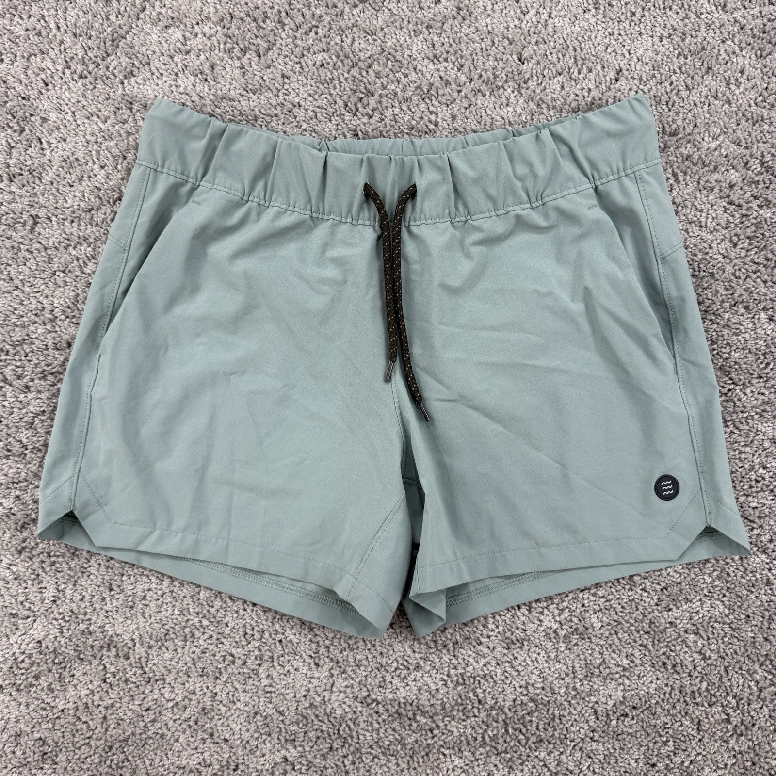Free Fly Swell Shorts Womens M Coastal Sage Coconut Charcoal Beach Drawstrings Free Fly Swell Shorts Womens M Coastal Sage Coconut Charcoal Beach Drawstrings