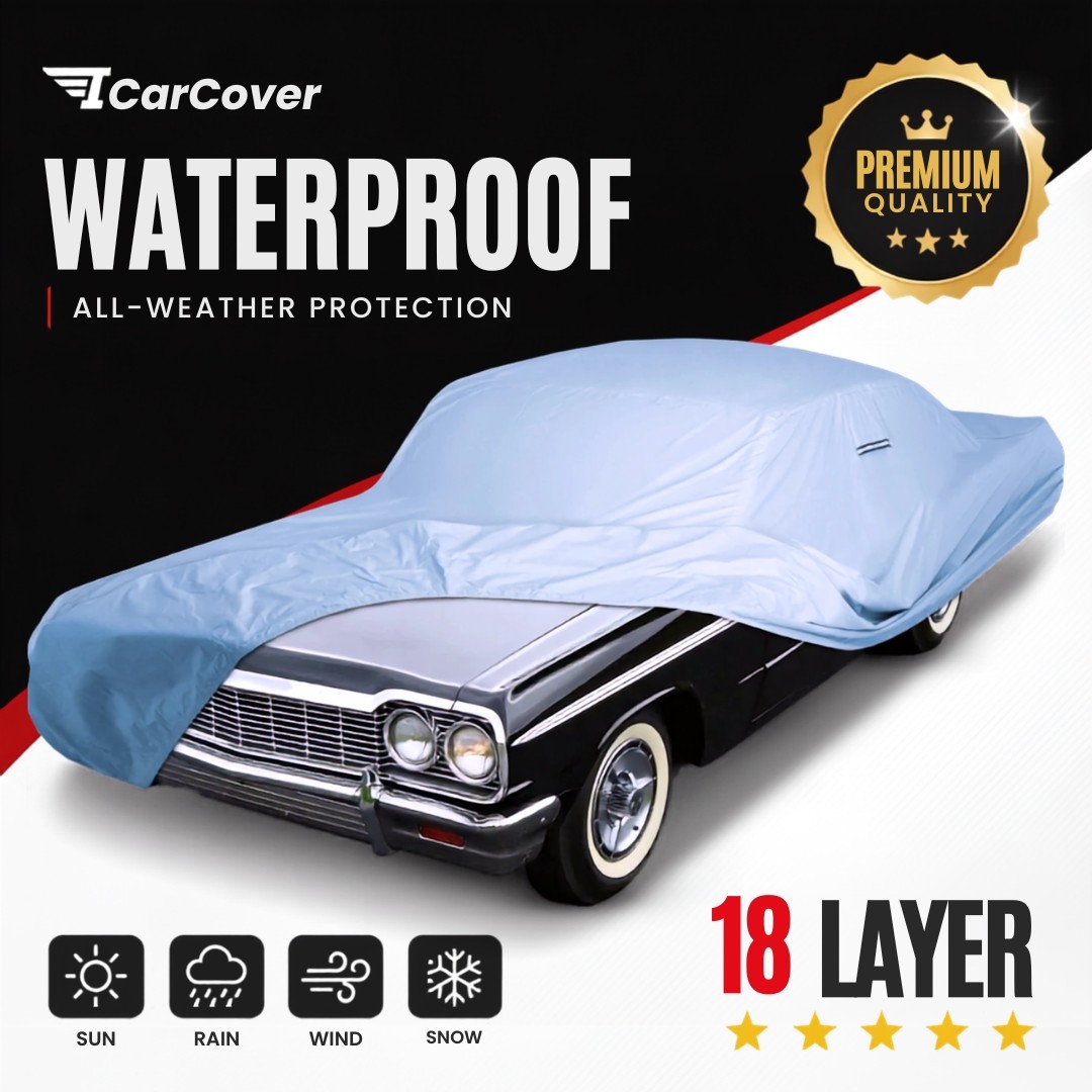 Chevrolet Impala 2/4-Door1958-1971 Custom Fit Waterproof Car Cover 18 Layer