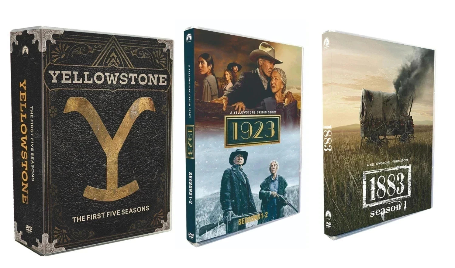 NEW-Yellowstone The Complete Series Seasons 1-5+ 1883+ 1923 Season 1-2 DVD NEW-Yellowstone The Complete Series Seasons 1-5+ 1883+ 1923 Season 1-2 DVD