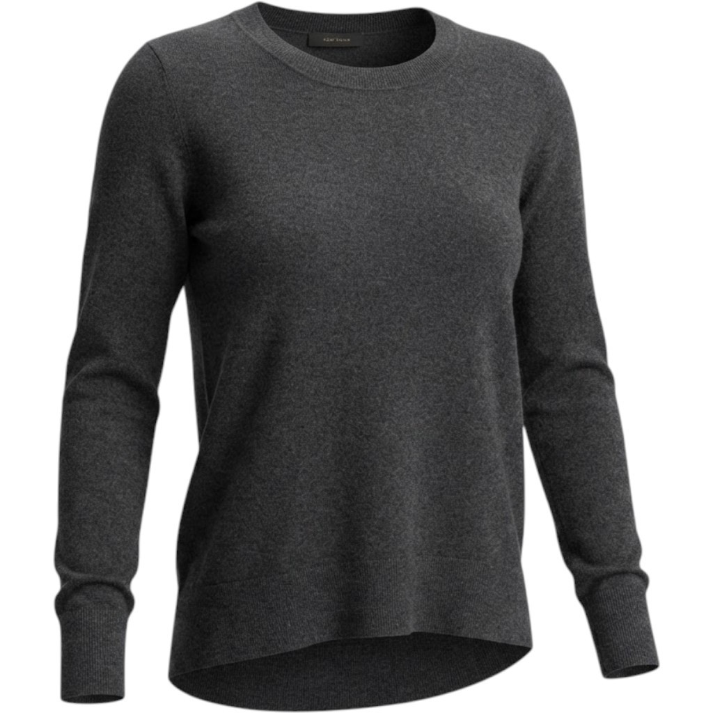 Quince Crewneck Sweater Womens Small Gray Excellent Cotton Cashmere Blend
