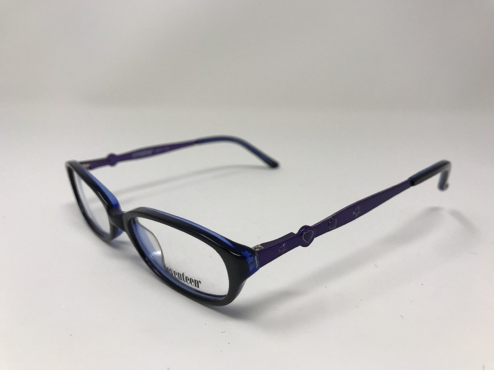 NEW SEVENTEEN WOMENS Eyeglasses Mod.5371 45-15-130 Matte Black Violet Z717