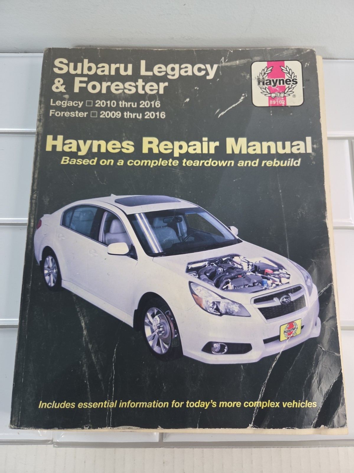 Haynes Repair Manuals 89102 Subaru Legacy (10-16)Forester (09-16) Haynes Repair Manuals 89102 Subaru Legacy (10-16)Forester (09-16)