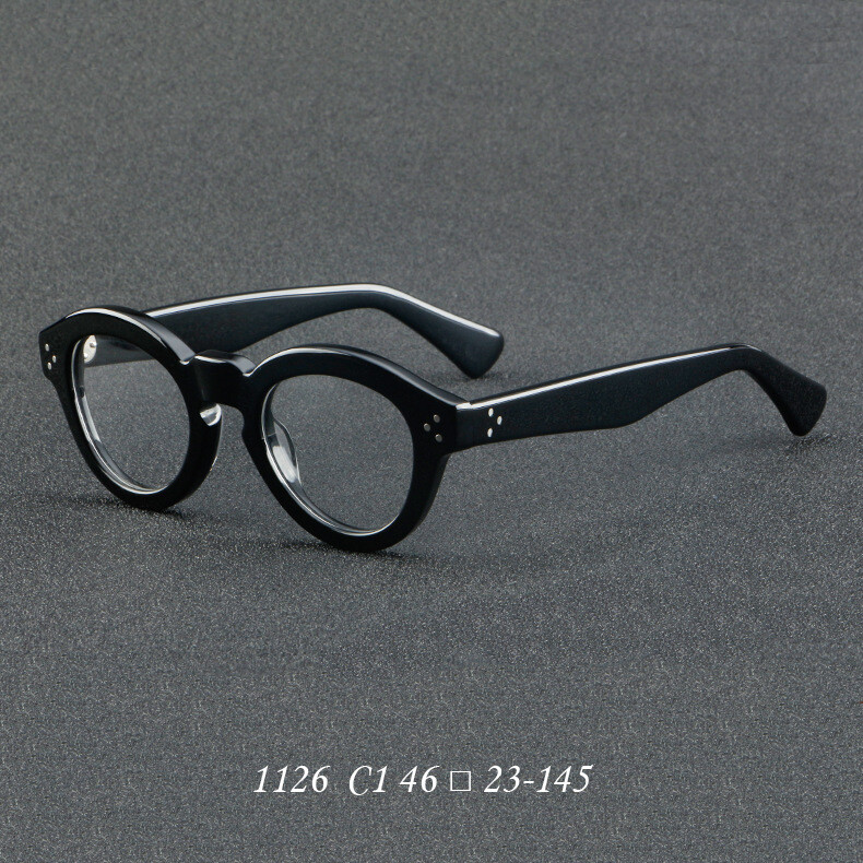 Japanese Retro Hand made Thick Acetate Eyeglass frames Spectacles Rivet Glasses