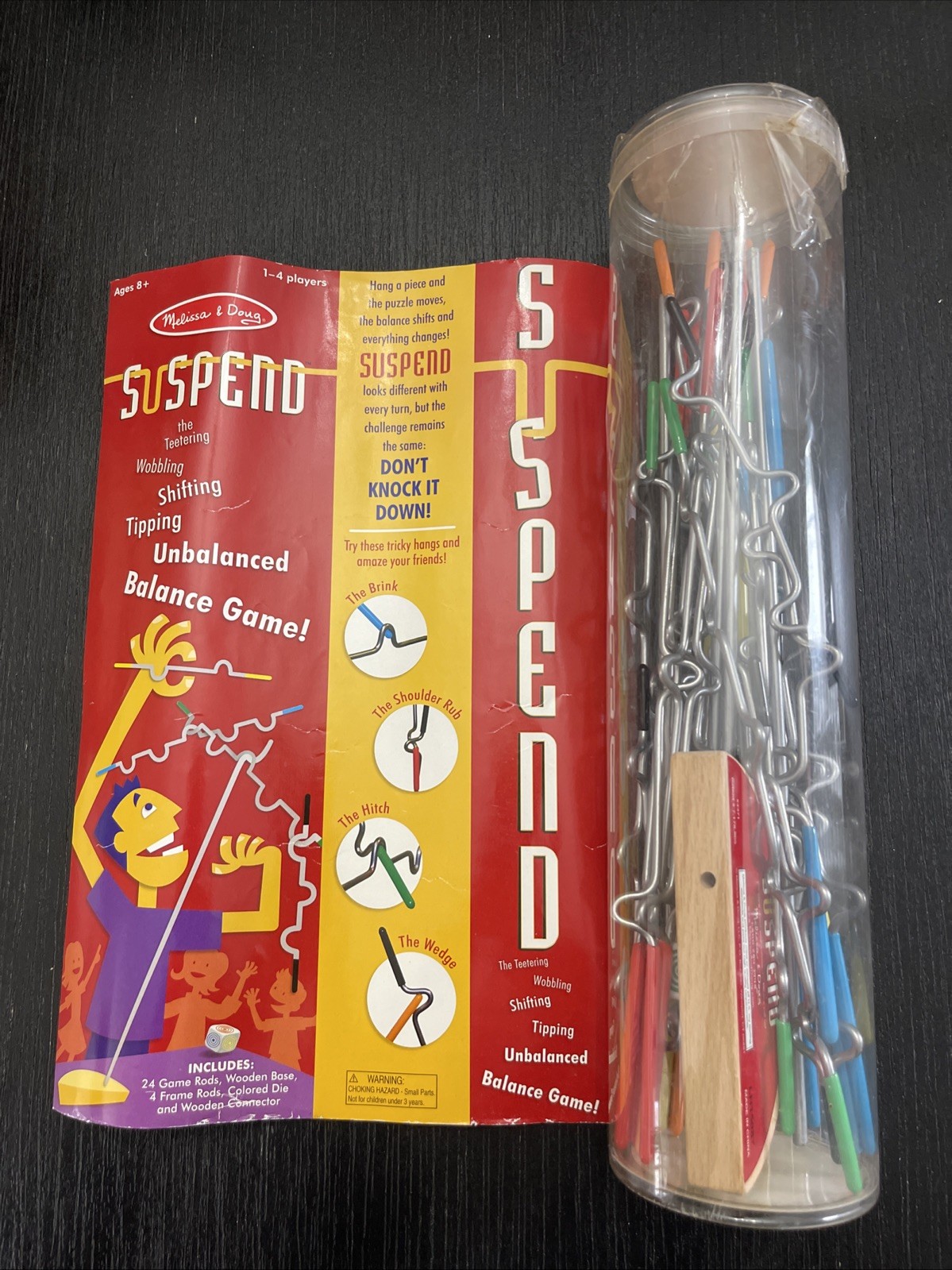 Melissa & Doug Suspend Balance Game Ages 8+ Complete Unbalanced Wobbling Shiftin Melissa & Doug Suspend Balance Game Ages 8+ Complete Unbalanced Wobbling Shiftin