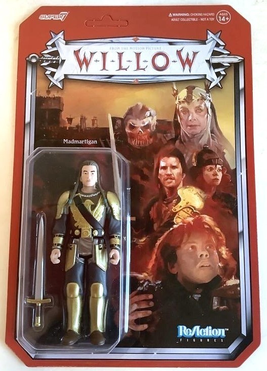 NEW Super7 Willow MADMARTIGAN 3.75in Tall ReAction Figure toy movie val kilmer NEW Super7 Willow MADMARTIGAN 3.75in Tall ReAction Figure toy movie val kilmer