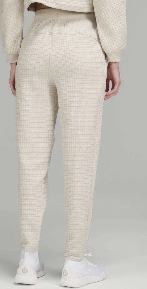 Lululemon Lab Textured Grid High Rise Joggers 28” Women’s Size 6 NWT Waffle Lululemon Lab Textured Grid High Rise Joggers 28” Women’s Size 6 NWT Waffle