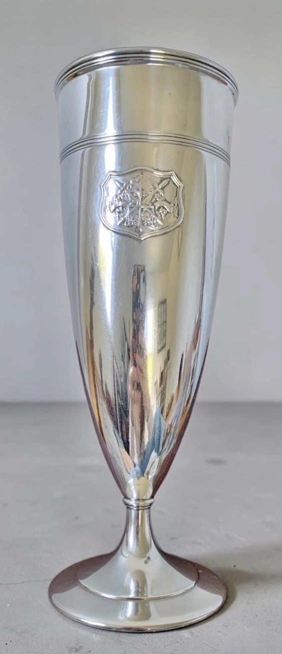Antique Vintage Tiffany & Co. Makers Sterling Silver Goblet Cup Vase 17225 Antique Vintage Tiffany & Co. Makers Sterling Silver Goblet Cup Vase 17225