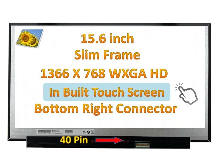 Lenovo P/N 5D10T05360 NT156WHM-T02 V8.0 laptop LED LCD Screen HD 1366x768 Touch Lenovo P/N 5D10T05360 NT156WHM-T02 V8.0 laptop LED LCD Screen HD 1366x768 Touch