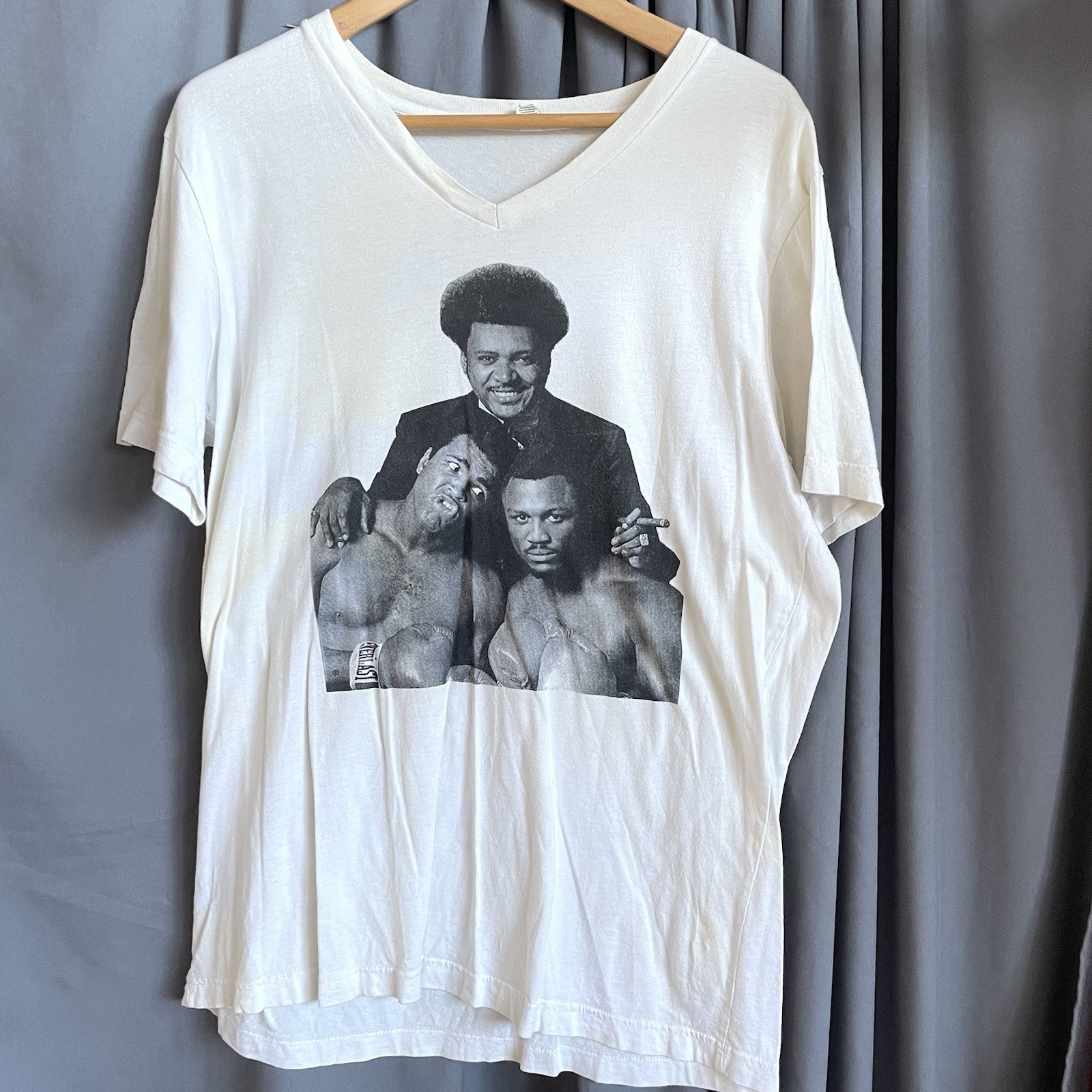 VTG Muhammad Ali T Shirt Joe Frazier Fight Don King Boxing Adult Size Medium