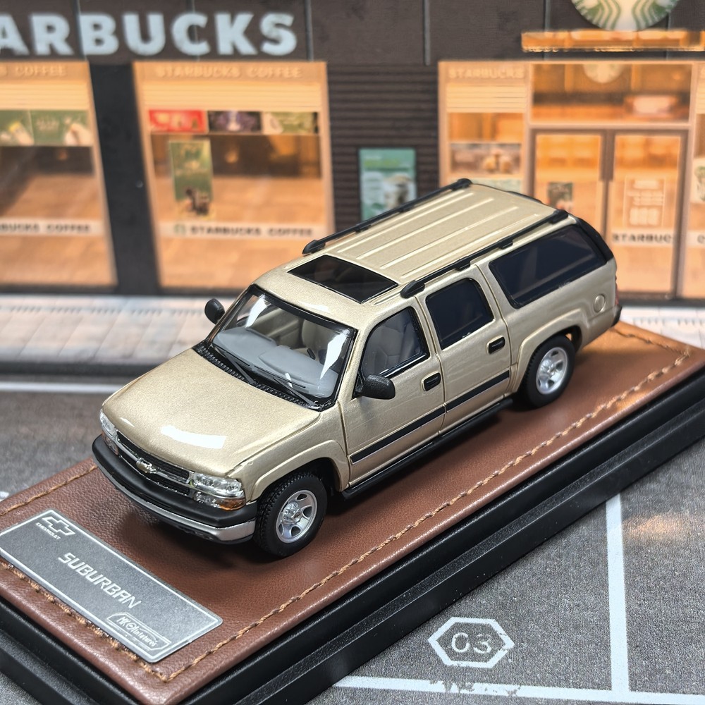 MK Miniatures 1/64 Suburban 2003 Brown Diecast Alloy Car Model Collection Gift MK Miniatures 1/64 Suburban 2003 Brown Diecast Alloy Car Model Collection Gift