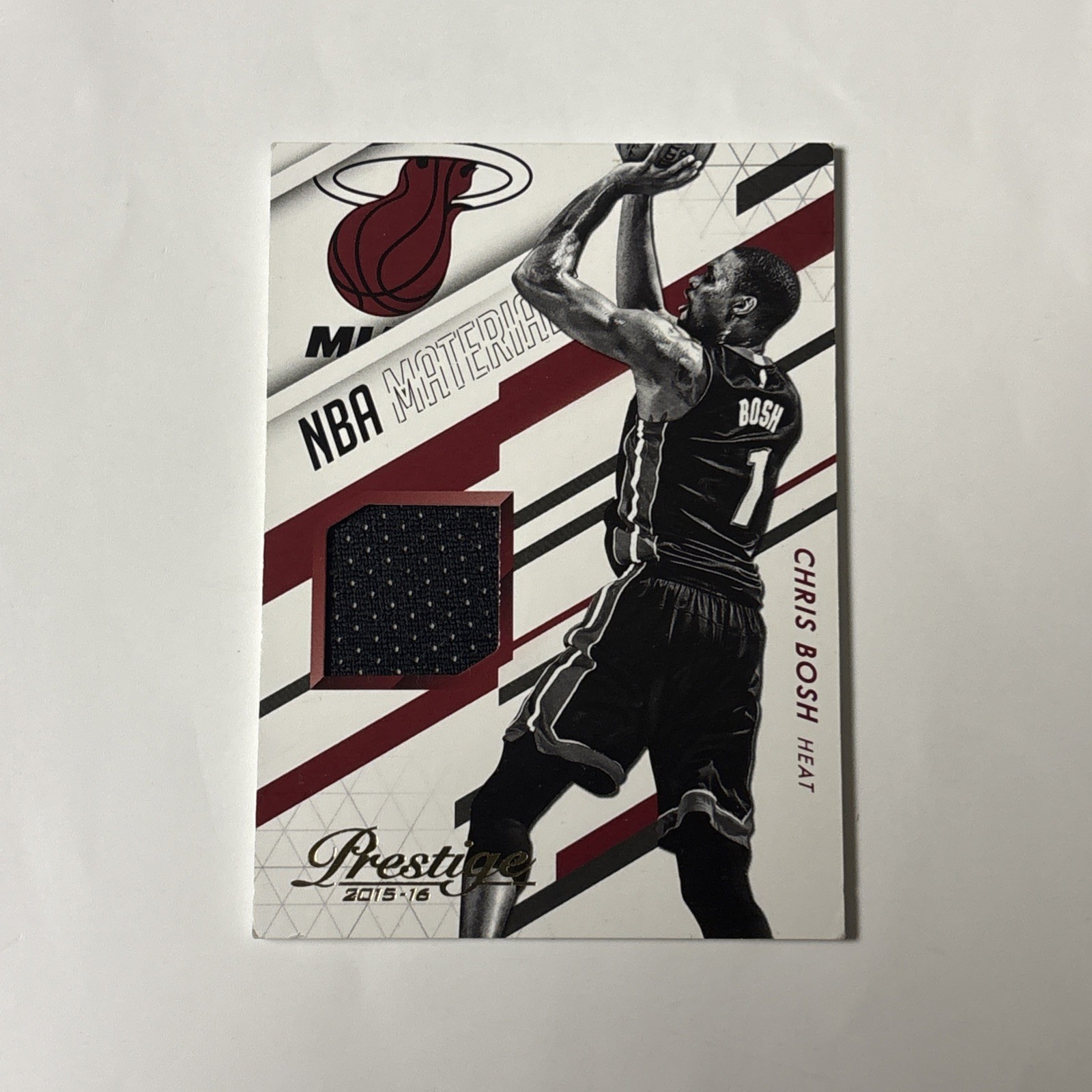 2015-16 Panini Prestige - Nba Materials Chris Bosh #NBM-CB (MEM) 2015-16 Panini Prestige - Nba Materials Chris Bosh #NBM-CB (MEM)