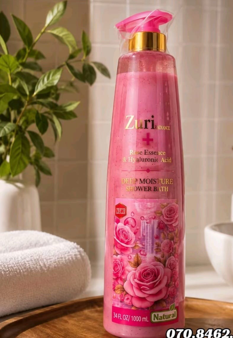 Zuri Radiant + Rose Essence & Hyaluronic Acid Deep Moisture Shower Bath Zuri Radiant + Rose Essence & Hyaluronic Acid Deep Moisture Shower Bath