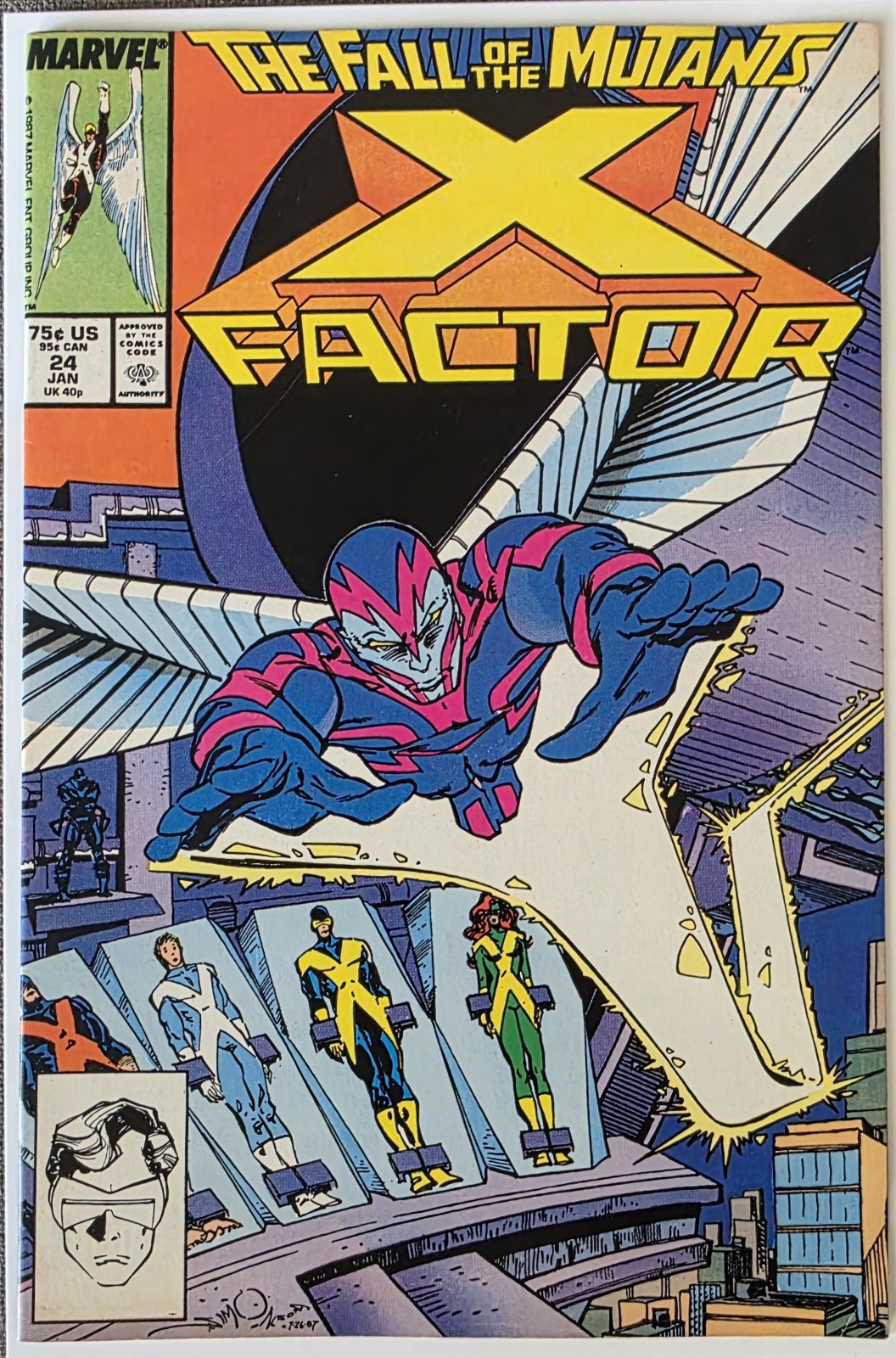 X-Factor #24 (Marvel January 1988) 🔑 1st App Archangel X-Factor #24 (Marvel January 1988) 🔑 1st App Archangel