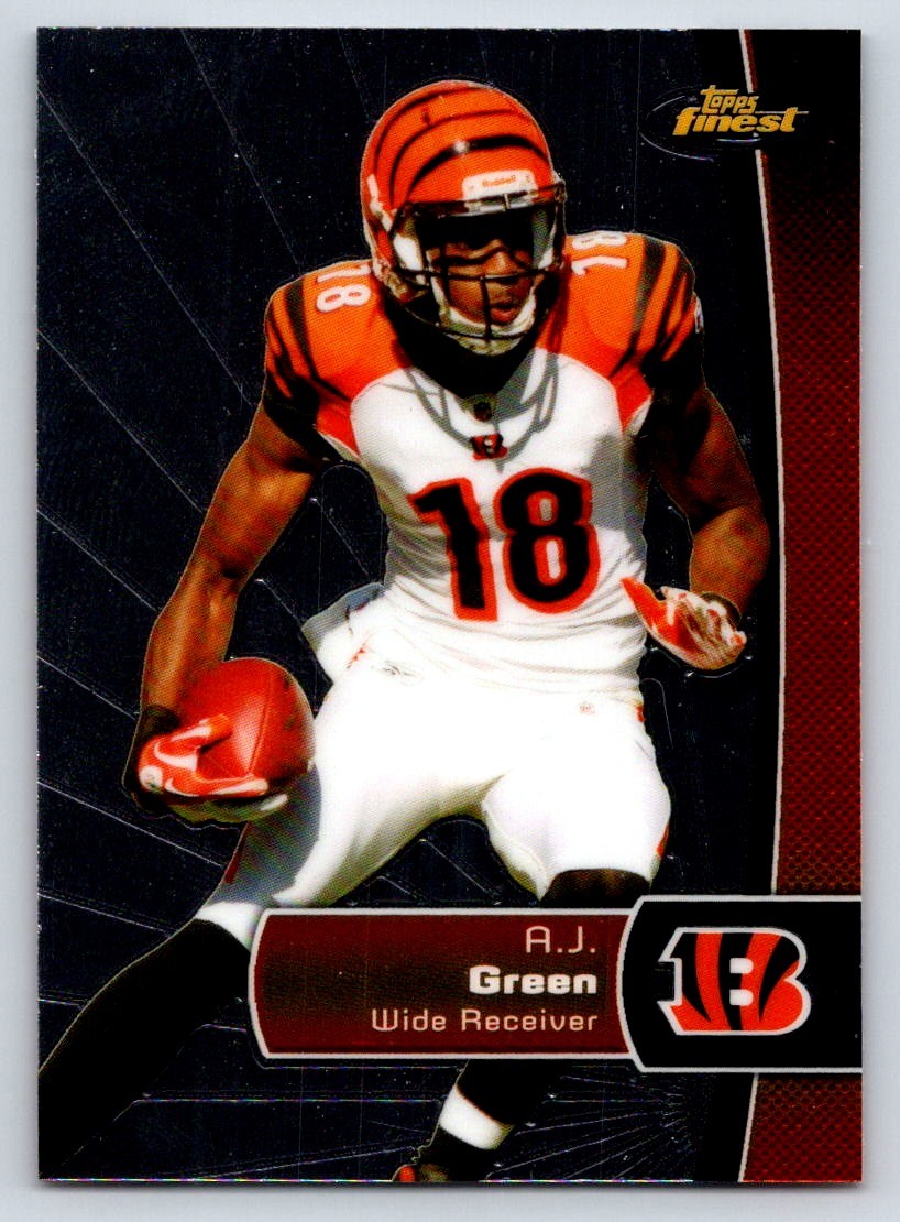 2012 Finest 72 A.J. Green Cincinnati Bengals Football Card 2012 Finest 72 A.J. Green Cincinnati Bengals Football Card