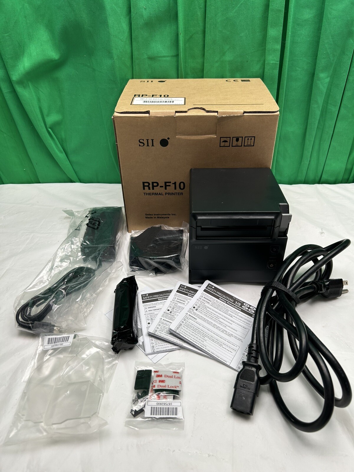 Seiko RP-F10 Black Desktop Direct Thermal Receipt / POS USB High Speed Printer W