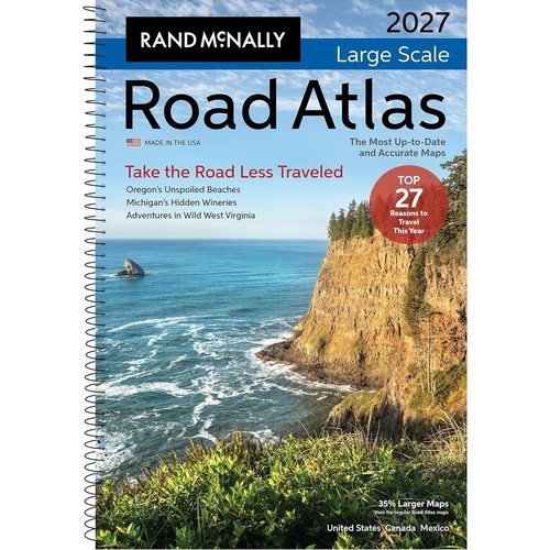 Rand McNally 2027 Large Scale Road Atlas by Rand McNally | Read Description