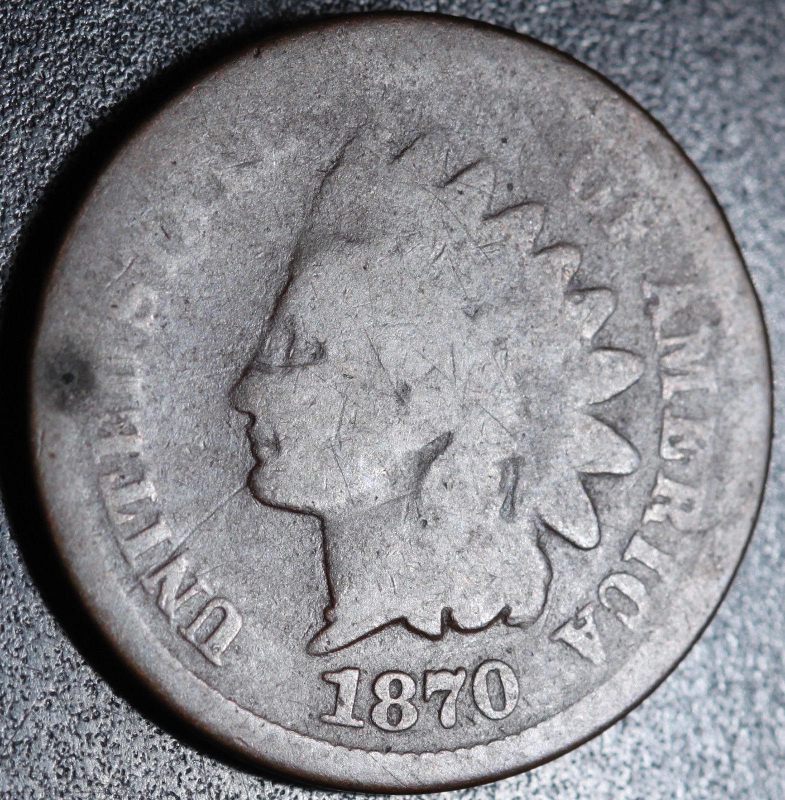 1870 INDIAN HEAD CENT 1870 INDIAN HEAD CENT