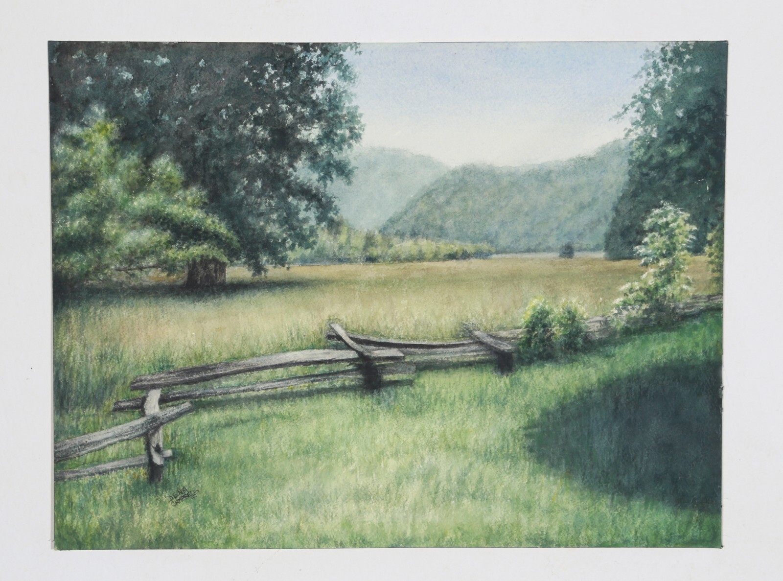 Original ART  Watercolor Painting by Dena Campbell