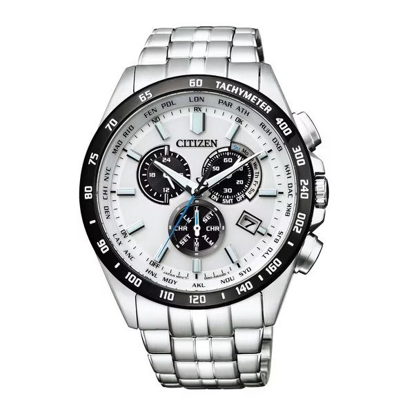 CITIZEN COLLECTION CB5874-90A Eco-Drive Radio Controlled Chronograph JDM Japan