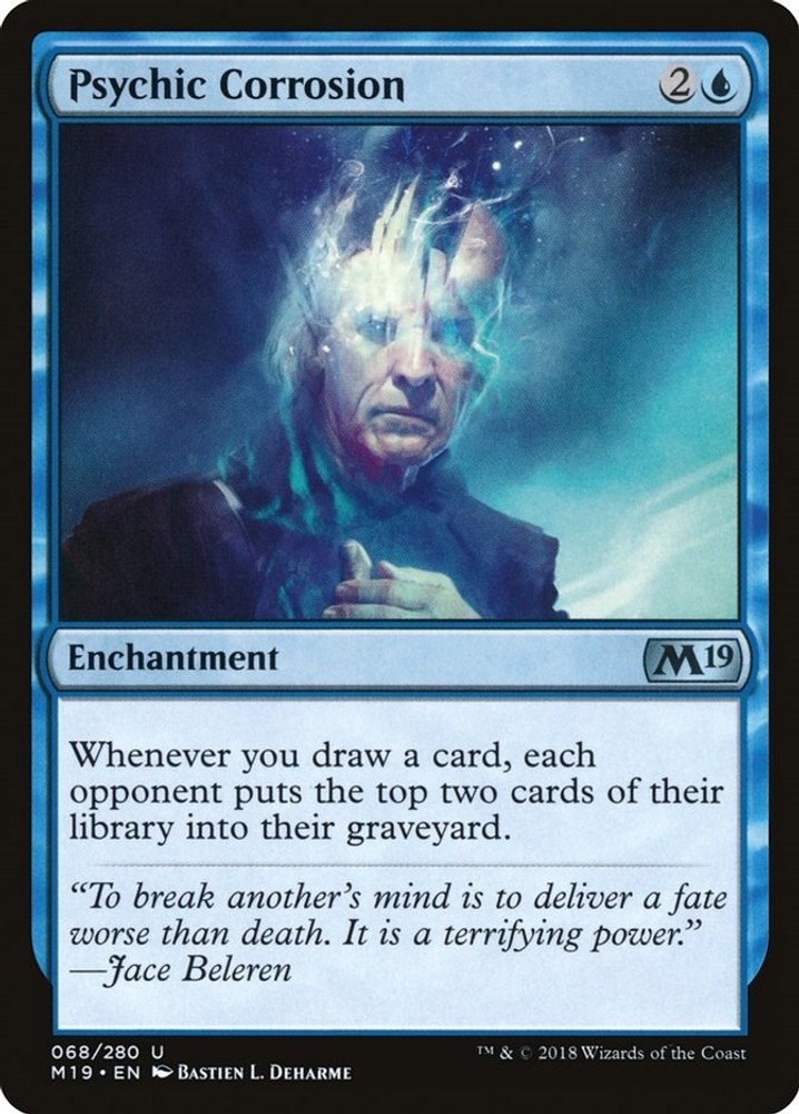 Psychic Corrosion #68 (LP) Core Set 2019 (M19) MTG