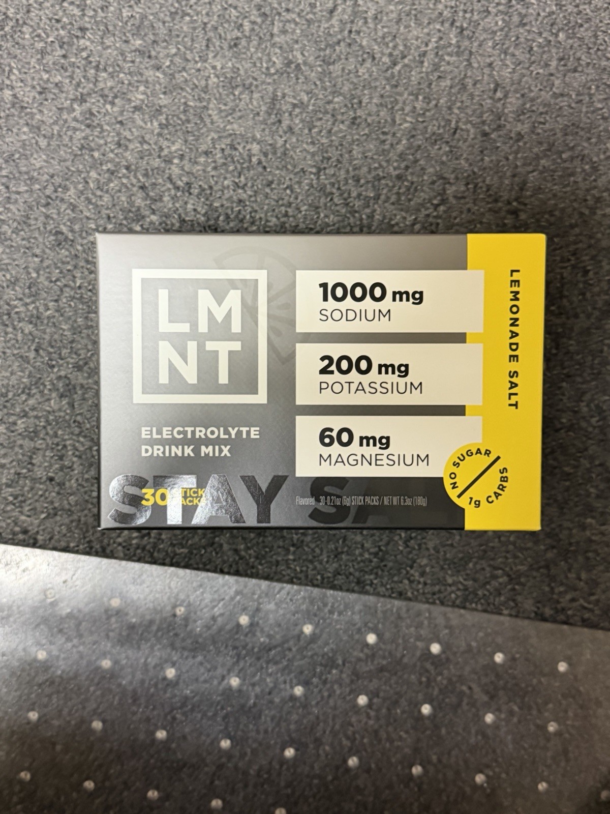 LMNT Zero Sugar Electrolytes LEMONADE Salt Drink Mix 30 Sticks EXP: 7/2027 NEW LMNT Zero Sugar Electrolytes LEMONADE Salt Drink Mix 30 Sticks EXP: 7/2027 NEW