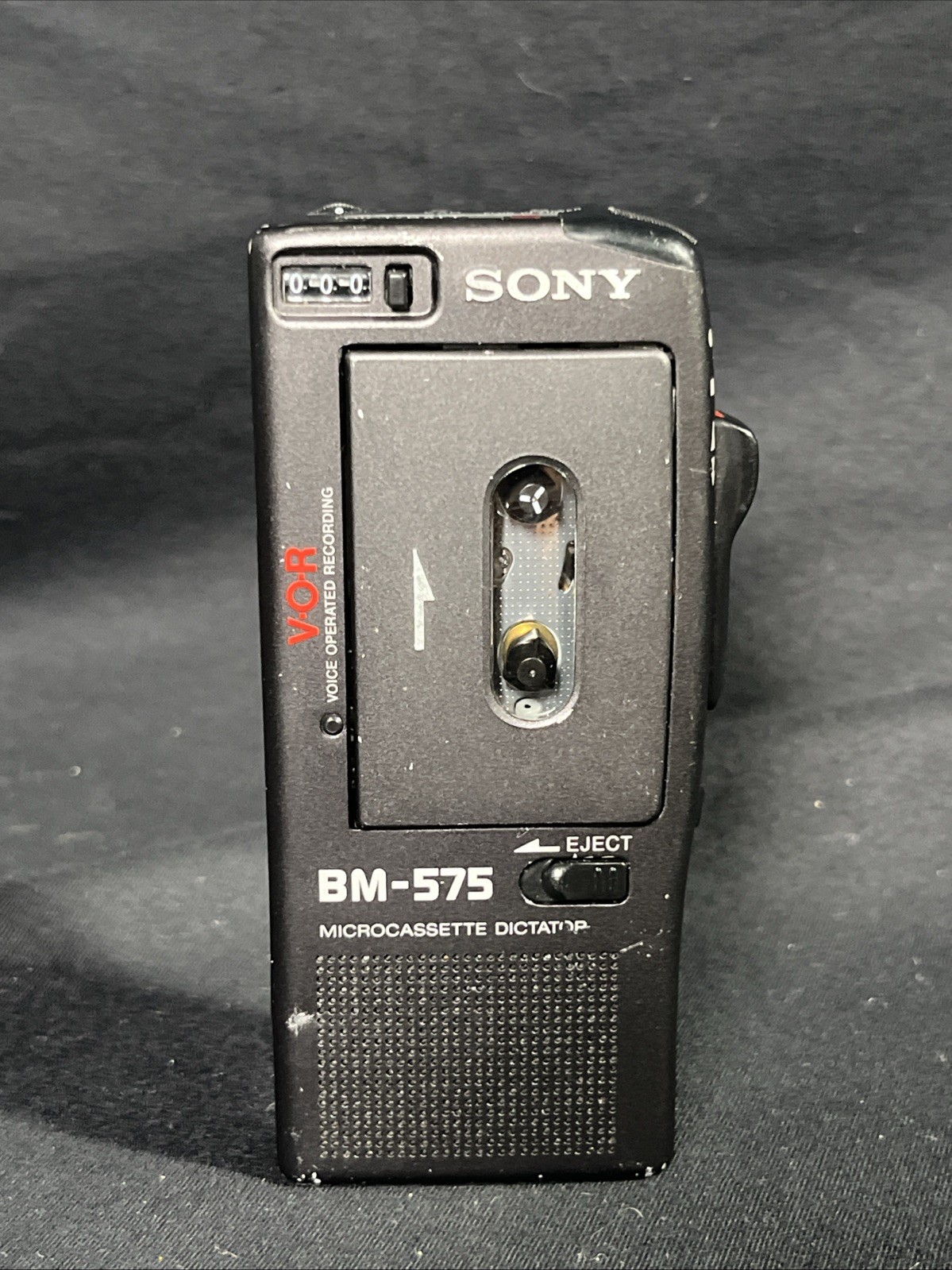 Vintage Sony BM-575 Microcassette Dictator Handheld Voice Recorder TESTED- WORKS
