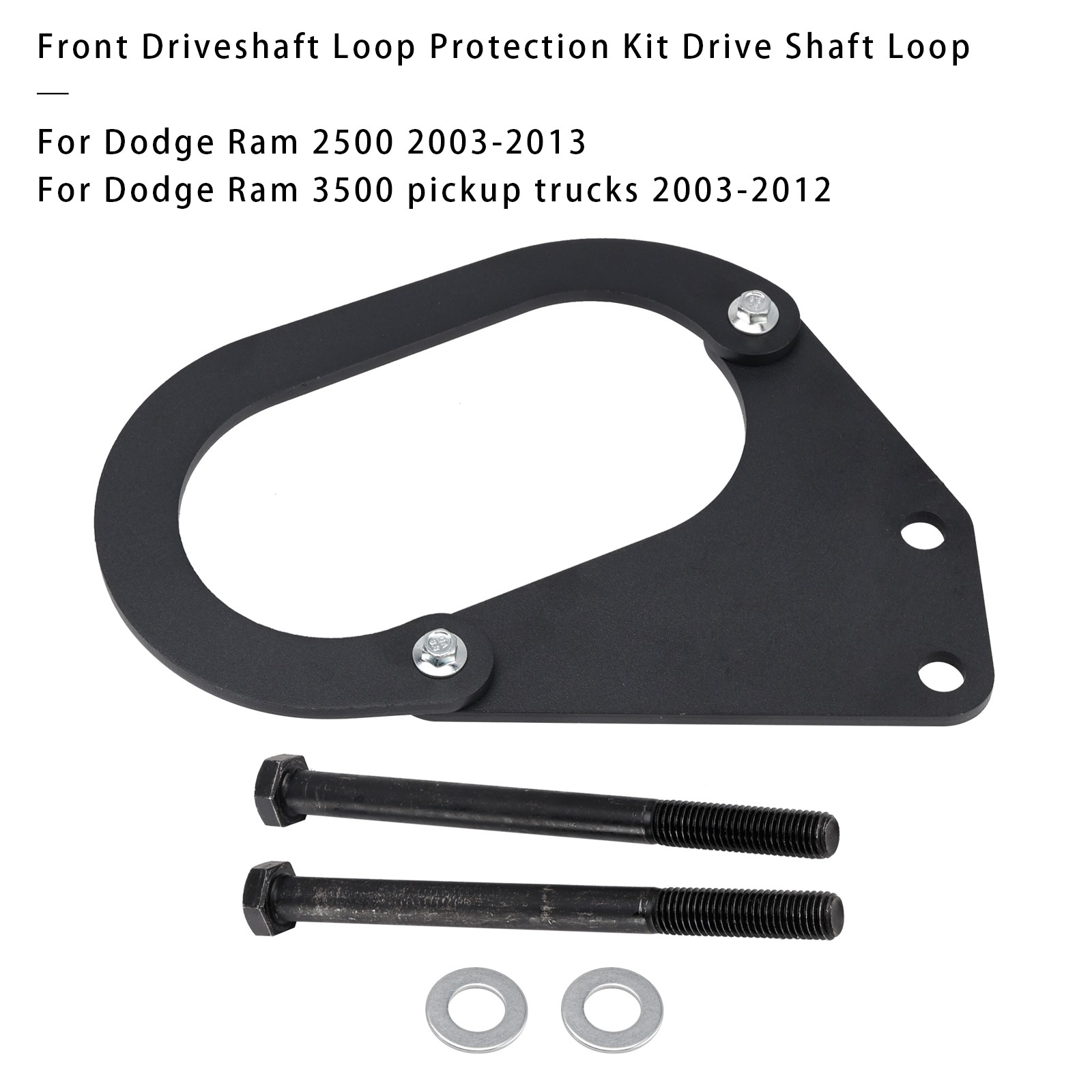 Front Driveshaft Loop Protection Kit Drive Shaft Loop For Dodge Ram 2500 3500