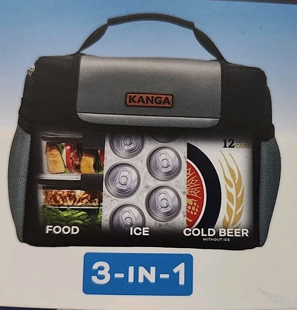 NEW Kanga The Brewbox Lunch Cooler 3 in 1 . Midnight Brewbox NEW Kanga The Brewbox Lunch Cooler 3 in 1 . Midnight Brewbox