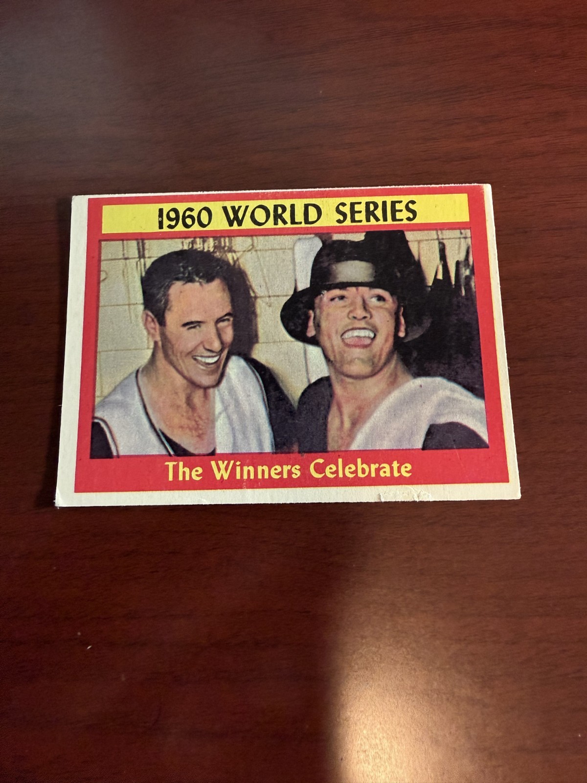 1961 Topps #313 The Winners Celebrate. VG 1961 Topps #313 The Winners Celebrate. VG