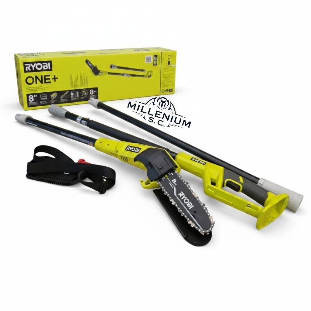 Ryobi ONE+ 18V 8 in. Cordless Oil-Free Pole Saw P2501BTL - Tool Only - USED Ryobi ONE+ 18V 8 in. Cordless Oil-Free Pole Saw P2501BTL - Tool Only - USED