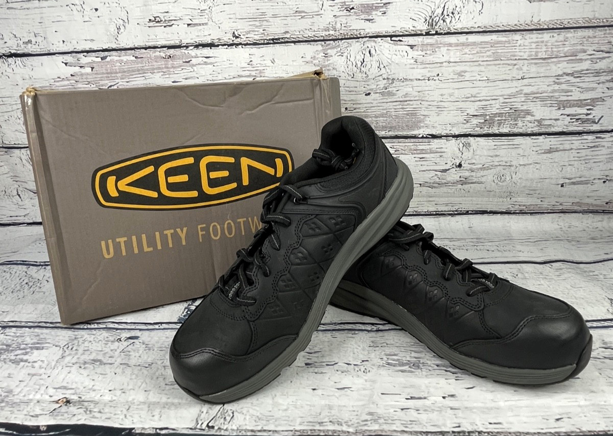 KEEN Utility Vista Energy+ ESD Black/Gun Metal Men\'s Size 13 - NEW