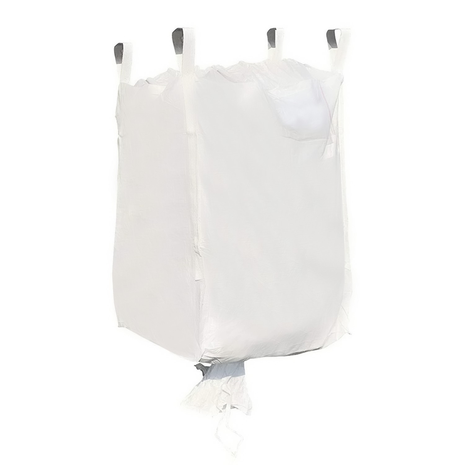 Used FIBC Bulk Bag – Duffle Top, Spout Bottom – 2000 lb Cap., Food Grade Used FIBC Bulk Bag – Duffle Top, Spout Bottom – 2000 lb Cap., Food Grade
