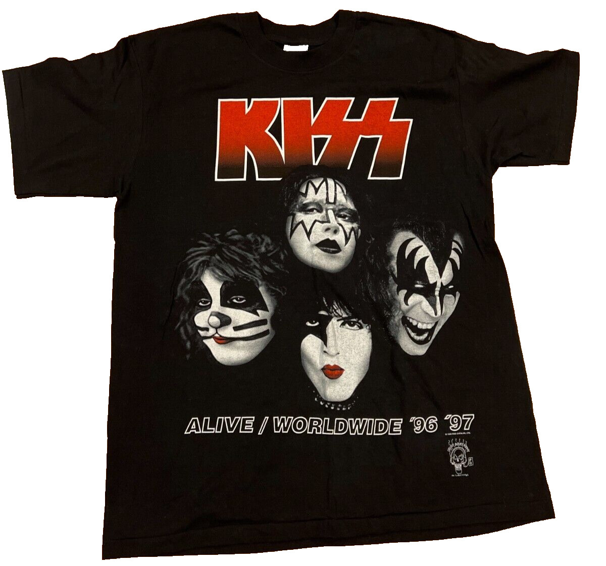 VTG 1996 Kiss Tour T-Shirt T-America I wanted the best size large single stitch VTG 1996 Kiss Tour T-Shirt T-America I wanted the best size large single stitch
